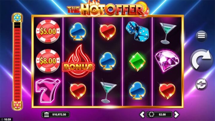 【The Hot Offer】チップの賞金に願いを❗配当2倍のフリースピンとの掛け合わせで大勝利を目指そう🎰