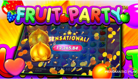 【Fruit Party】話題のクラスター機能搭載!落下連鎖系&倍率UPアリ◎最大5,000倍$ 【Fruit Party】話題のクラスター機能搭載!落下連鎖系&倍率UPアリ◎最大5,000倍$
