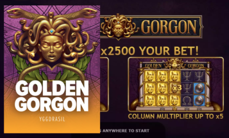 【Golden Gorgon】リスピンを繰り返し『全リール金色』になる！無駄な演出一切ナシ◎
