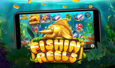 【Fishin' Reels】海釣り♪２種類のボーナスゲーム搭載で最大1,200倍！楽しいスロット